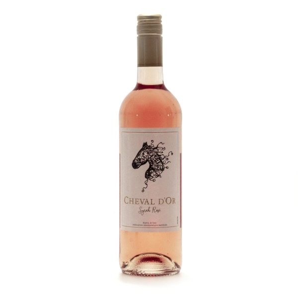 Wein rosé Le Cheval d'Or Cabernet Syrah Rosé 2021