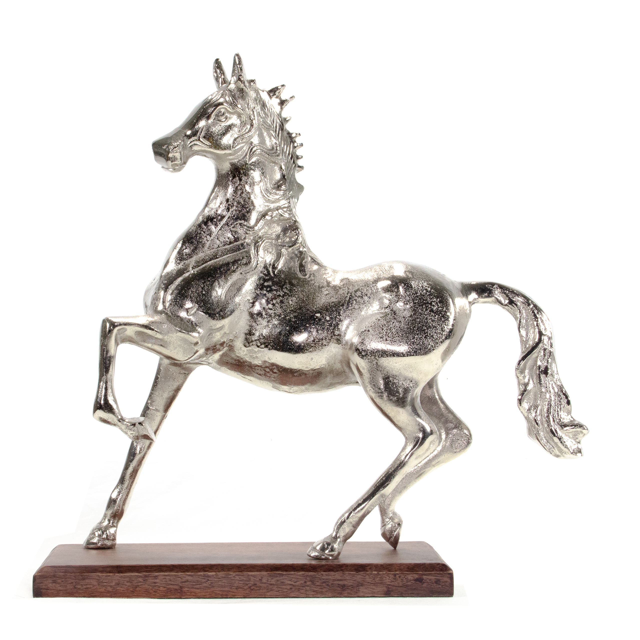 Bronze Pferd Auf Sockel